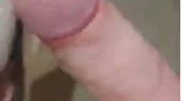 Guy gets to orally fuck his stunning pale pup