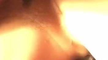 Intimate bestiality sex clip featuring an attractive vagina