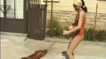 Homemade lady with attractive curves, amazing bestiality live on webcam
