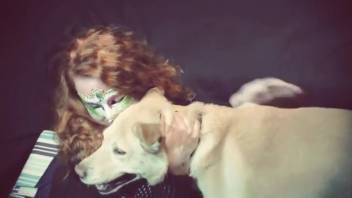 Older women employ the dog to satisfy their sexual urges