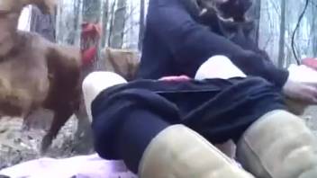 Pale petite cutie tongued and then slammed roughly