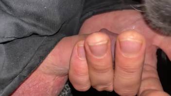 Guy allows this stallion to gobble up his tasty huge cock