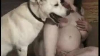 Sexy chick getting pounded by a super hot monster