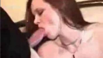 Amazing sex scene with a lustful girl who adores dogs