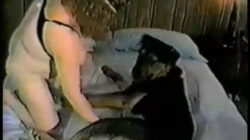 Horny older woman with plump curves gets banged on camera in extreme adult action