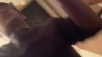 Aroused guy roughly penetrates his canine companion in savage homemade porn