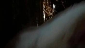Guy thrusts entire cock into fluffy creature's rear for filthy thrills