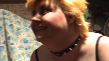 Ginger-haired woman and her older girlfriend screwed by a pair of dogs