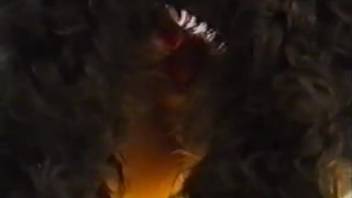 A curly-haired black dog and a red-headed animal lover are engaging in taboo animal sex.